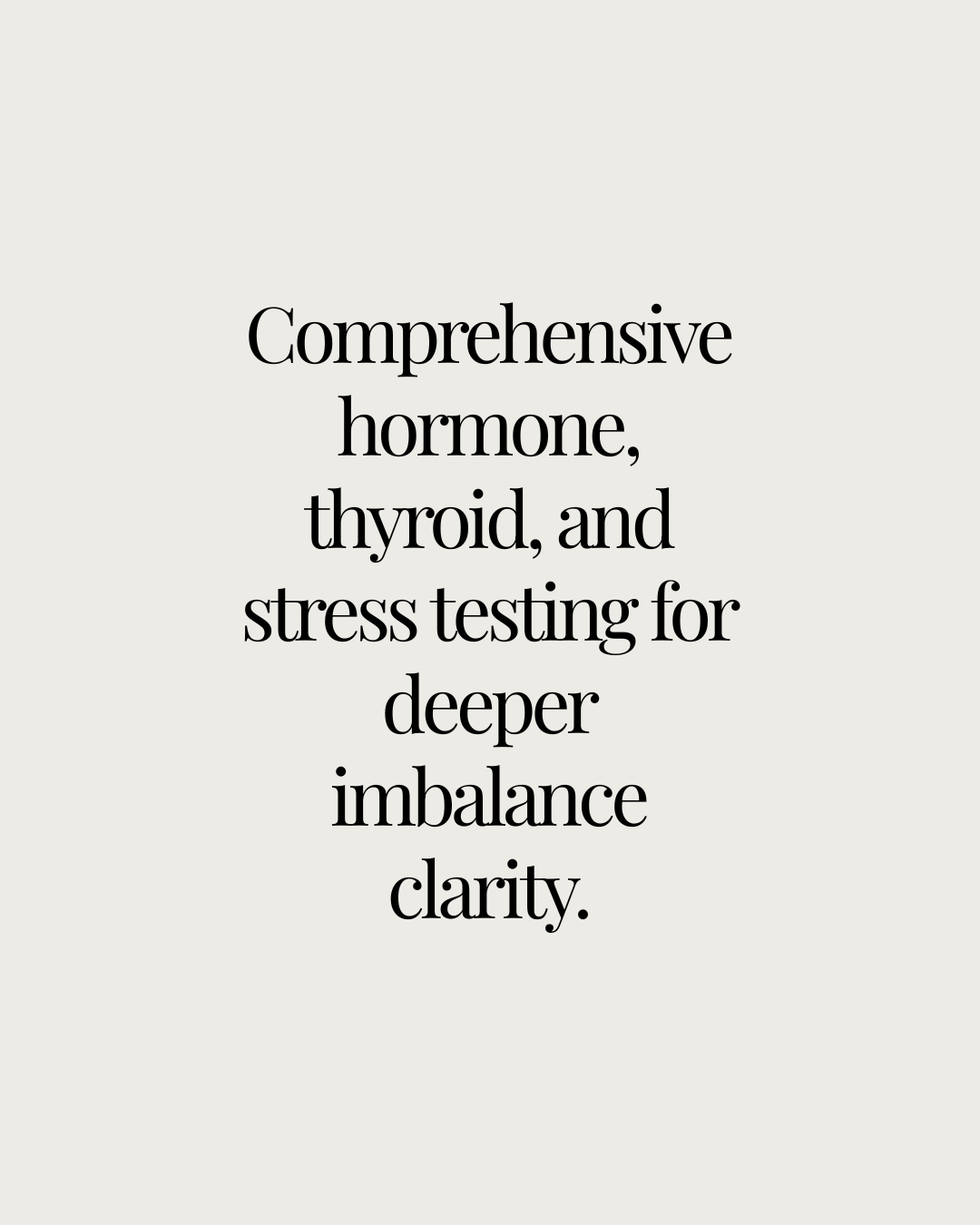 Tier 2 — Hormone & Thyroid Optimization